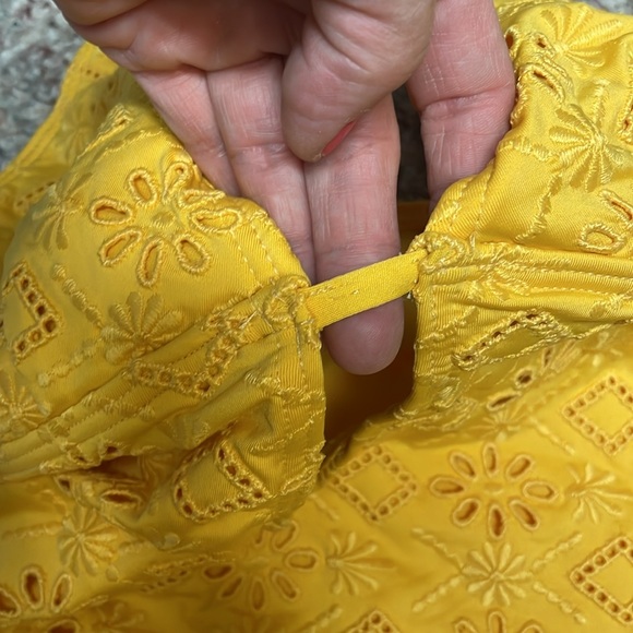 Kate spade eyelet floral cut out print halter neck swimsuit - Picture 3 of 9